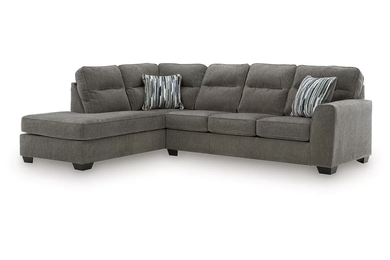 Olten 2-Piece LAF Sectional With Chaise In Graphite 31305S1