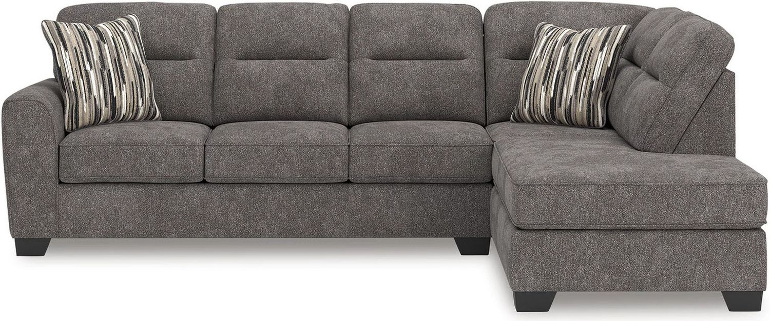 Olten 2-Piece RAF Sectional With Chaise In Graphite 31305S2
