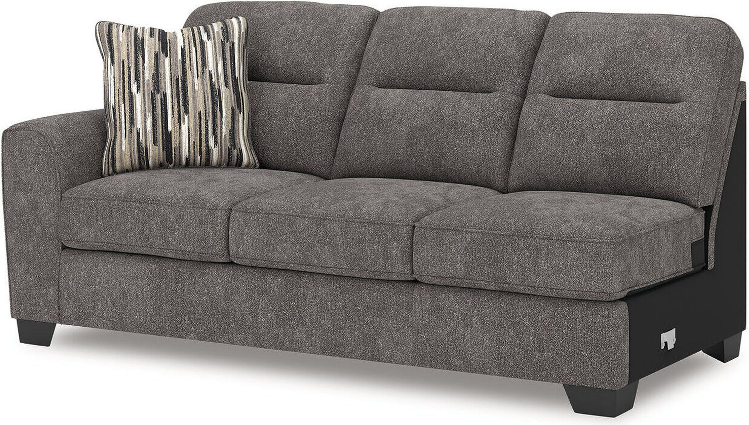 Olten 2-Piece RAF Sectional With Chaise In Graphite 31305S2