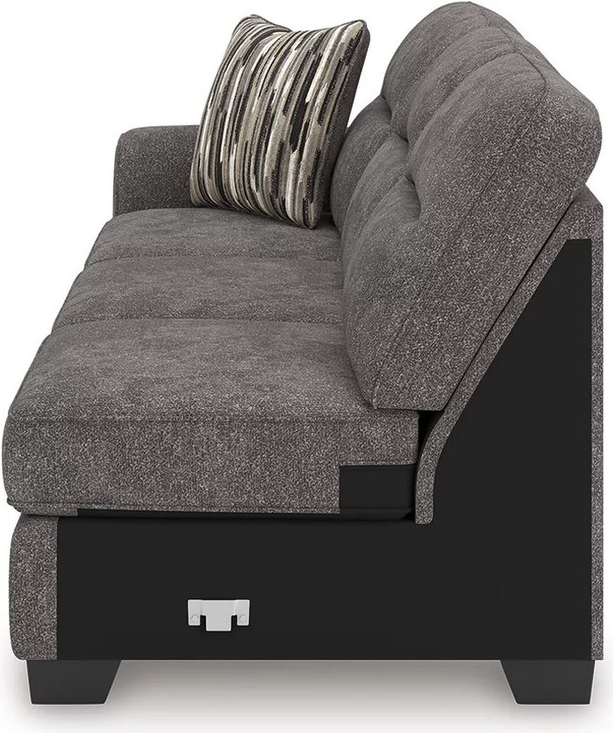 Olten 2-Piece RAF Sectional With Chaise In Graphite 31305S2