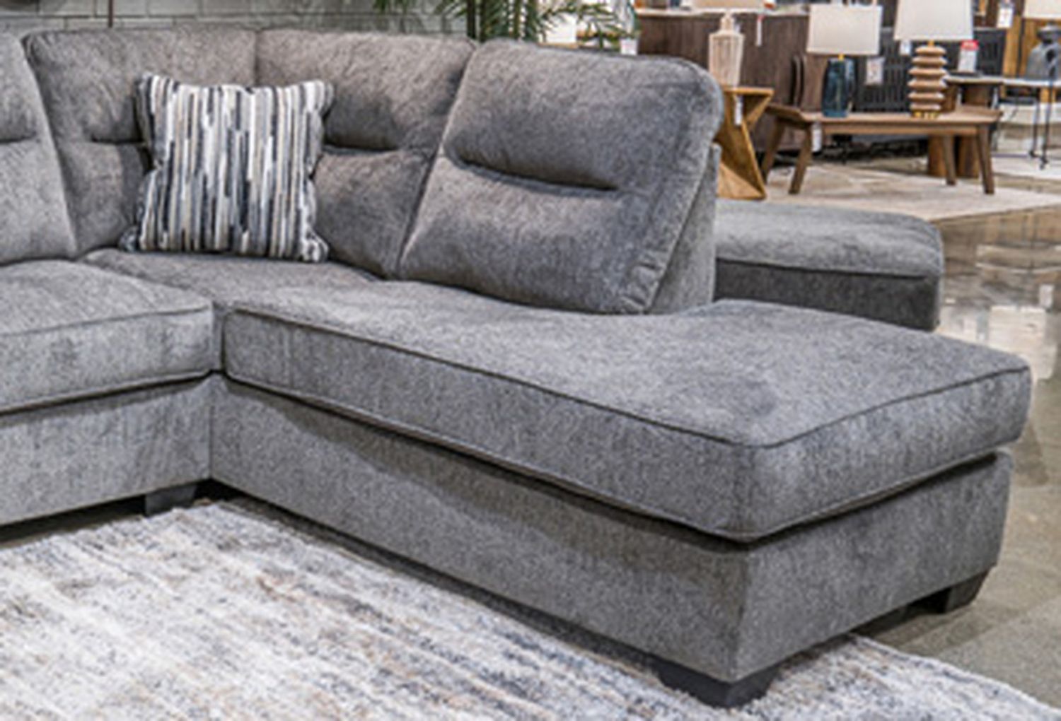 Olten 2-Piece RAF Sectional With Chaise In Graphite 31305S2