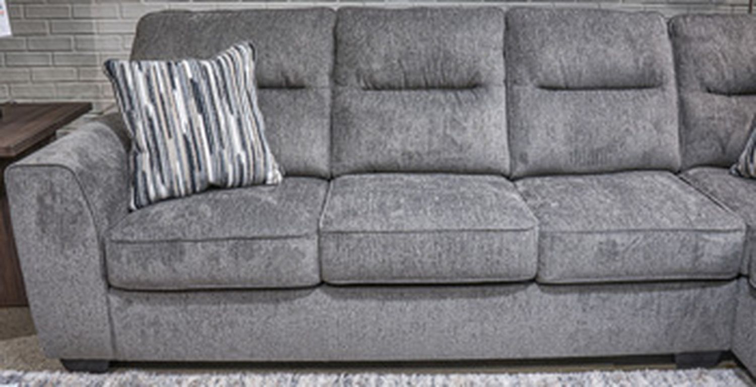 Olten 2-Piece RAF Sectional With Chaise In Graphite 31305S2