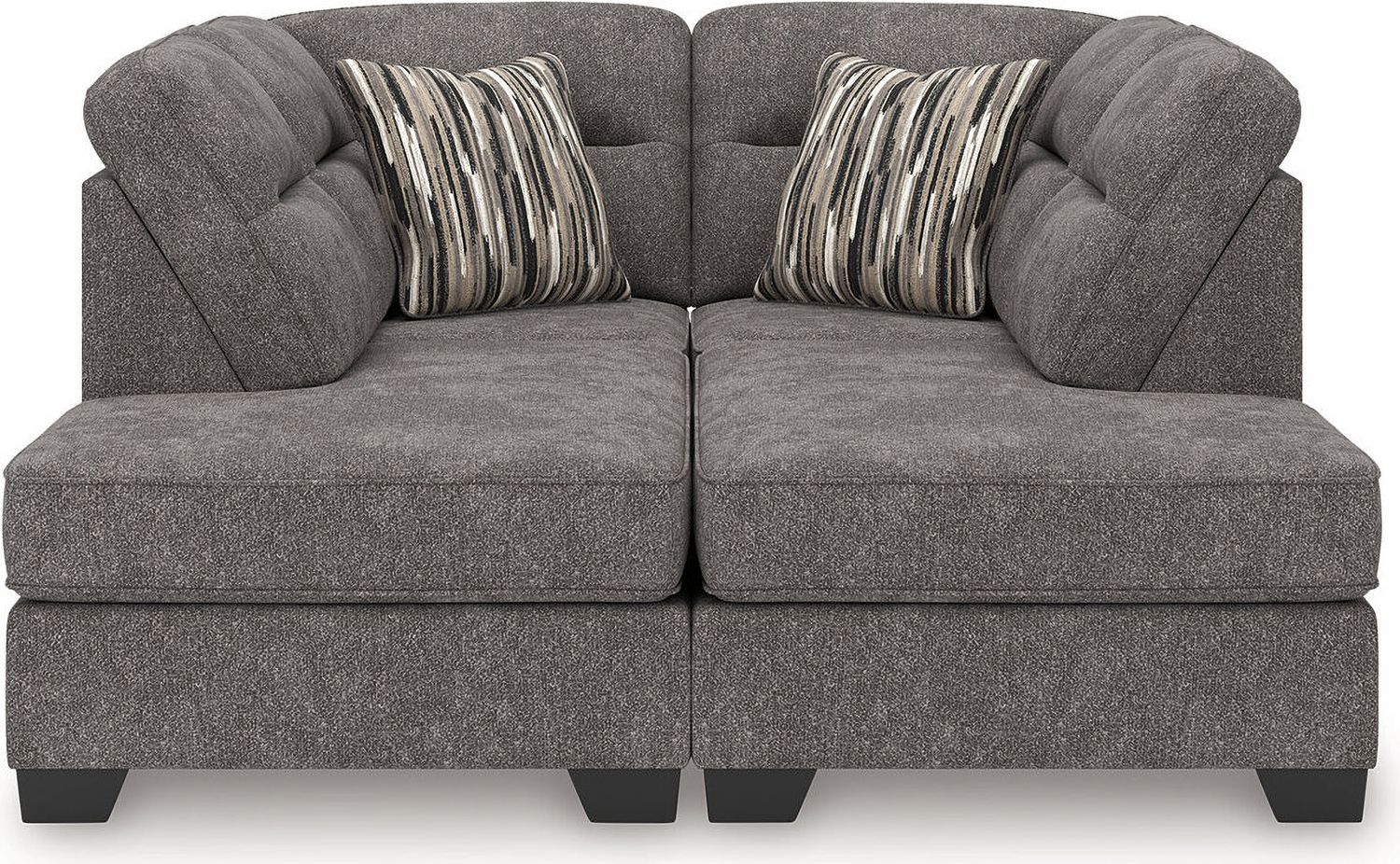 Olten 2-Piece Super Chaise In Graphite 31305S3