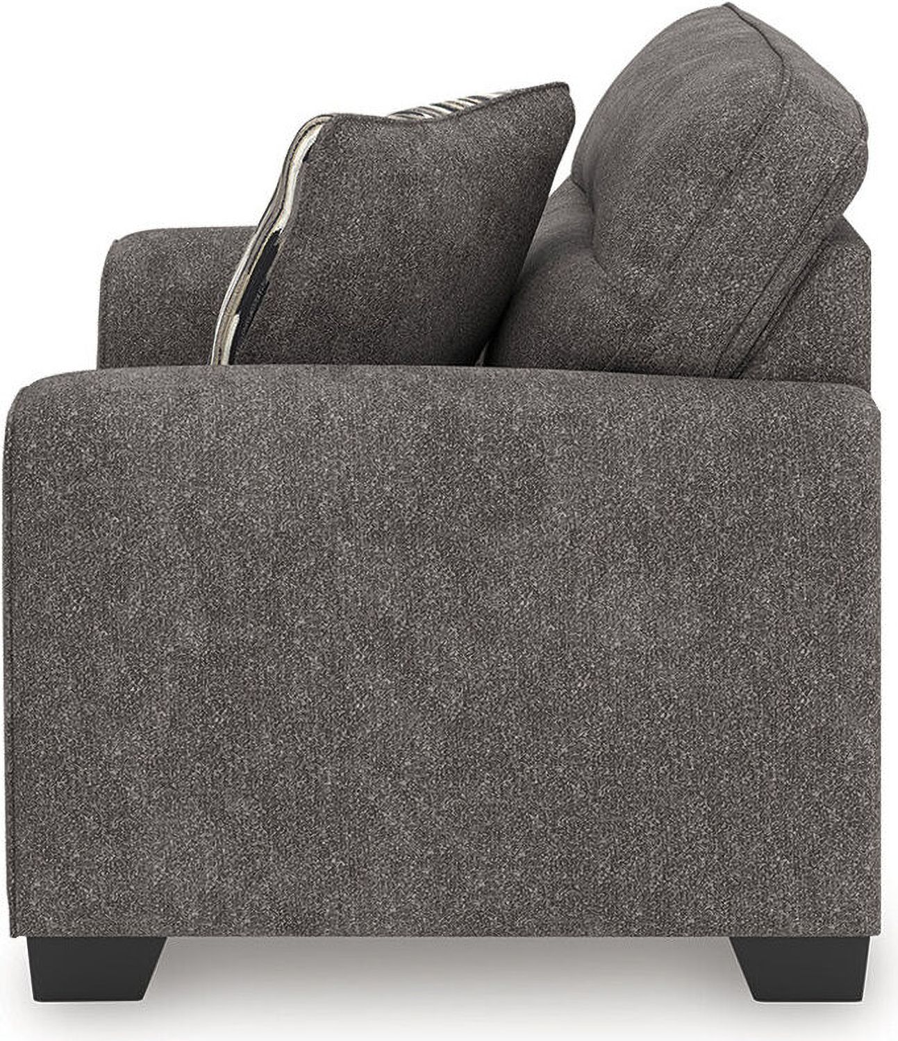 Olten Oversized Chair and Accent Ottoman In Graphite 31305U2