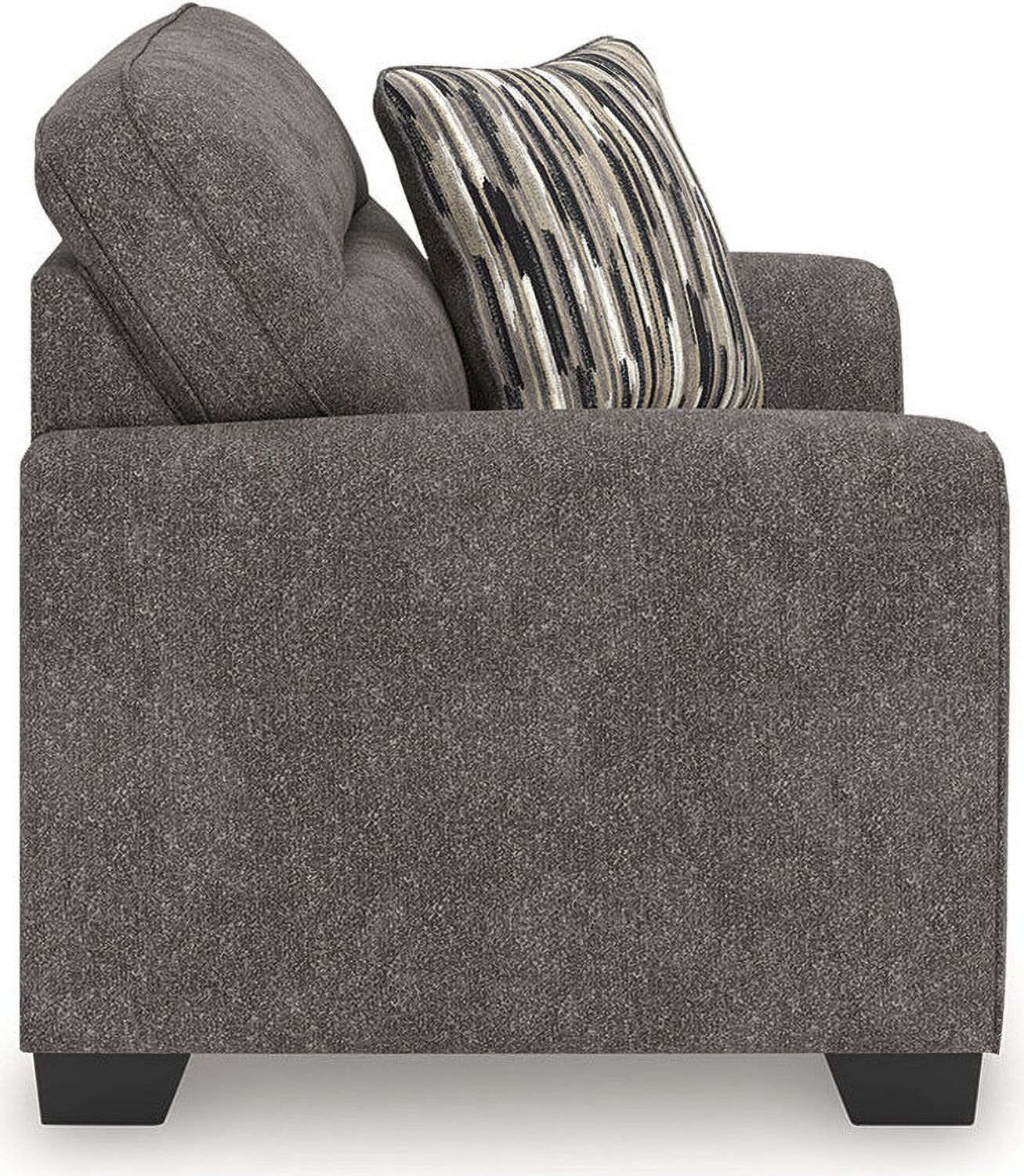 Olten Oversized Chair and Accent Ottoman In Graphite 31305U2
