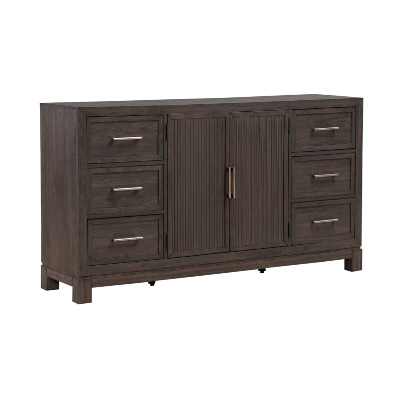 Modern Edge 2 Door 6 Drawer Dresser 313BR31