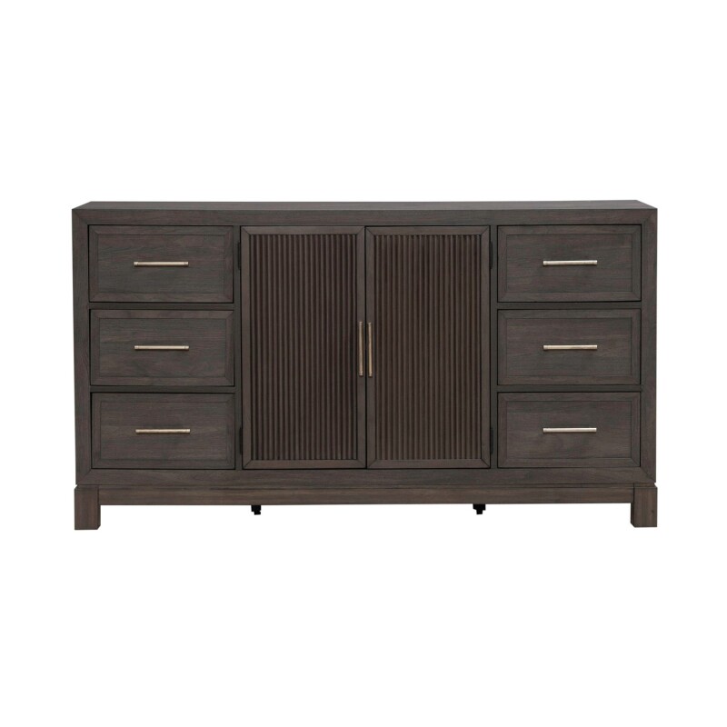 Modern Edge 2 Door 6 Drawer Dresser 313BR31