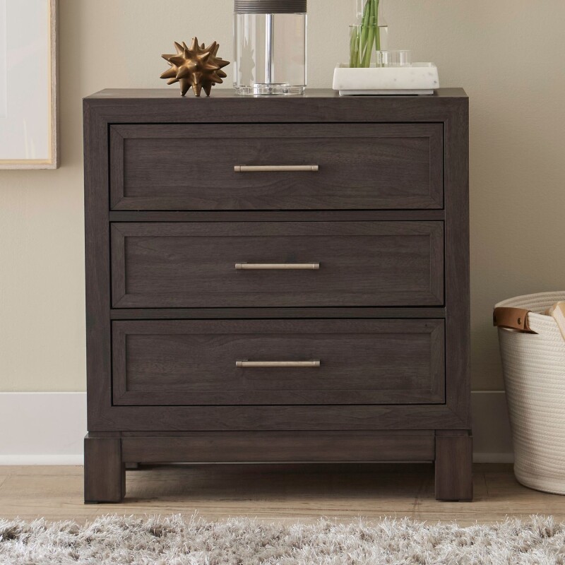Modern Edge Nightstand w/ Charging Station 313BR61