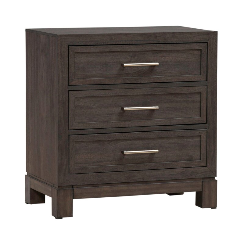 Modern Edge Nightstand w/ Charging Station 313BR61