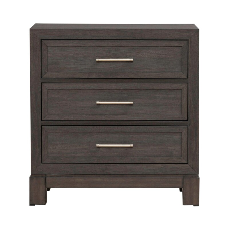 Modern Edge Nightstand w/ Charging Station 313BR61