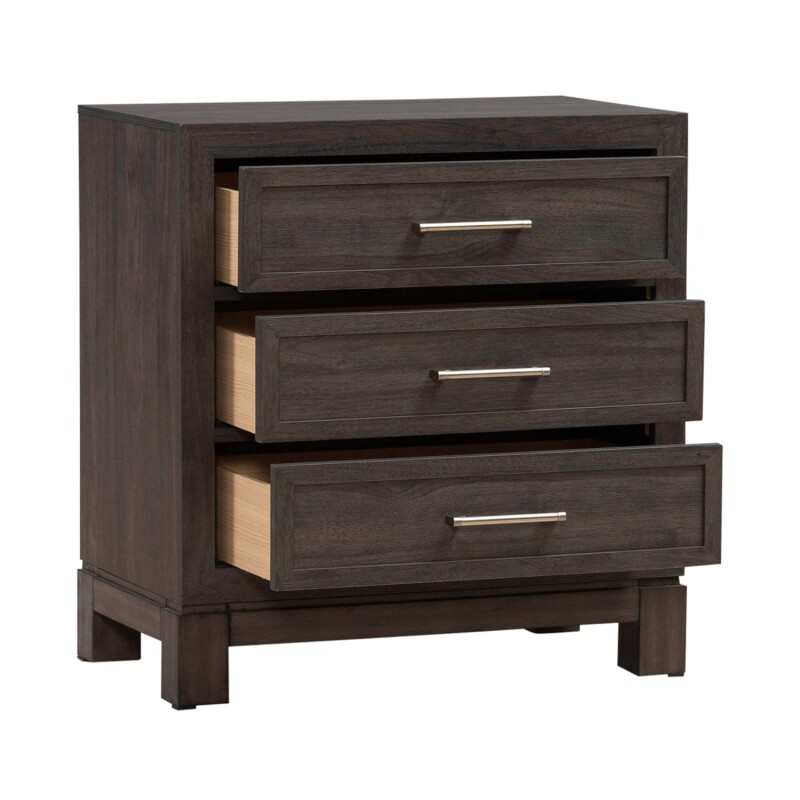 Modern Edge Nightstand w/ Charging Station 313BR61