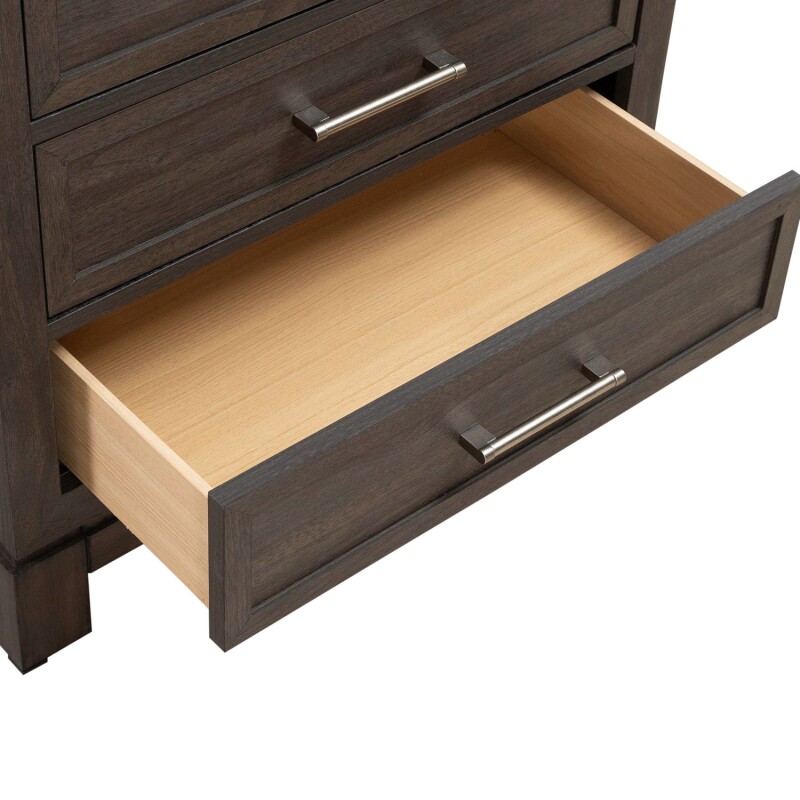 Modern Edge Nightstand w/ Charging Station 313BR61