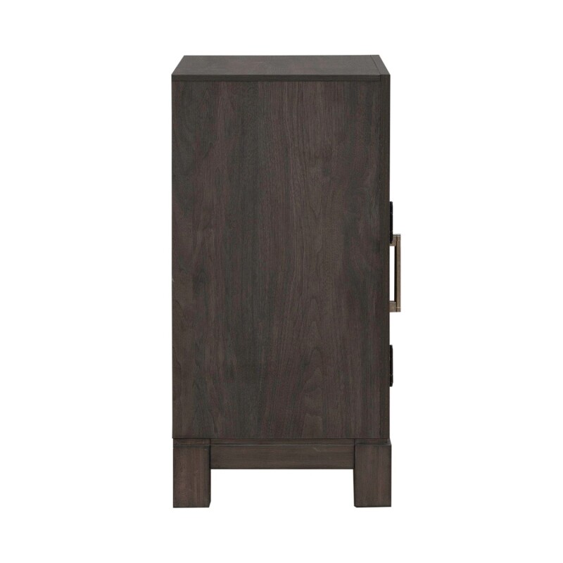 Modern Edge Bedside Chest w/ Charging Station 313BR62