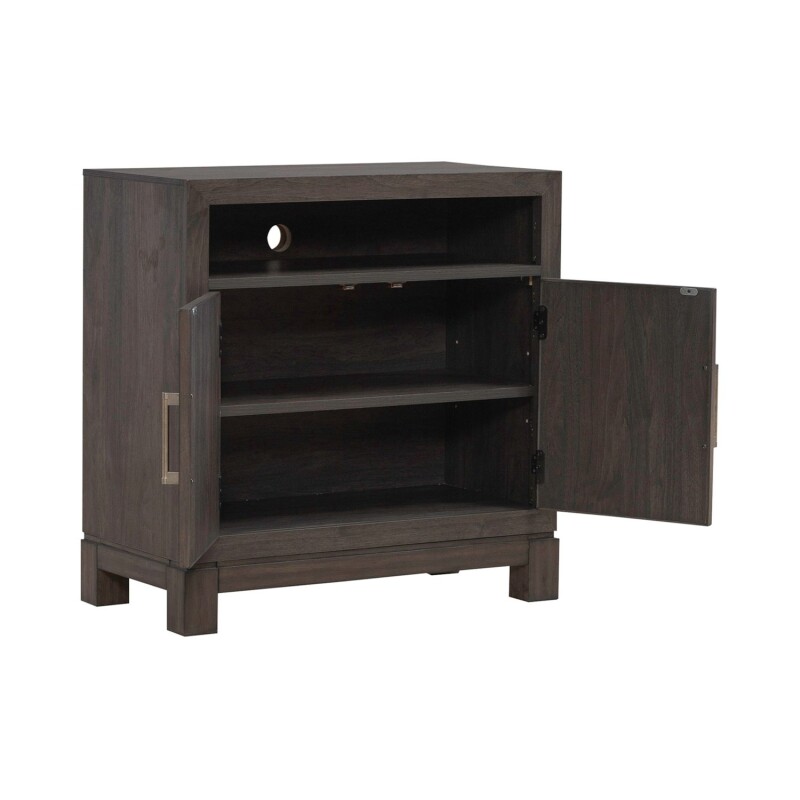 Modern Edge Bedside Chest w/ Charging Station 313BR62