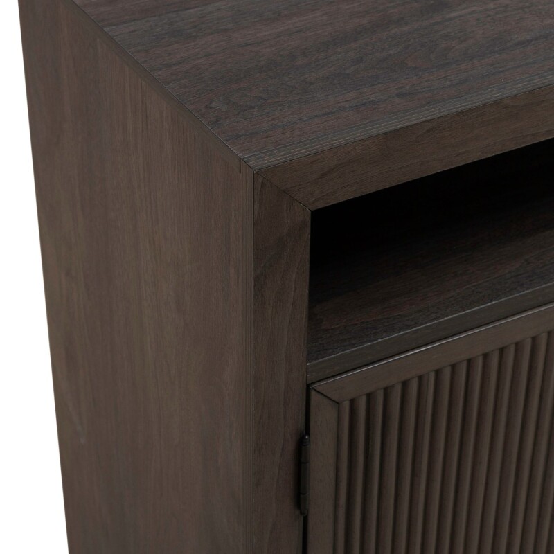 Modern Edge Bedside Chest w/ Charging Station 313BR62