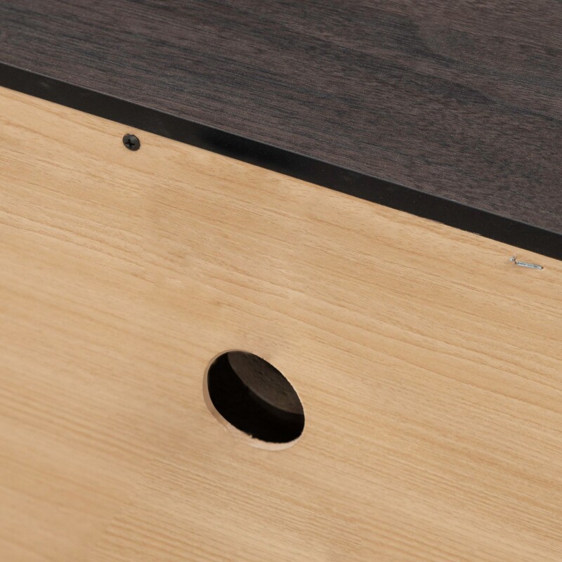 Modern Edge Bedside Chest w/ Charging Station 313BR62