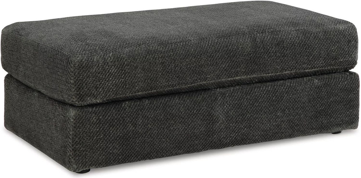 Karinne Oversized Accent Ottoman In Smoke 3140208