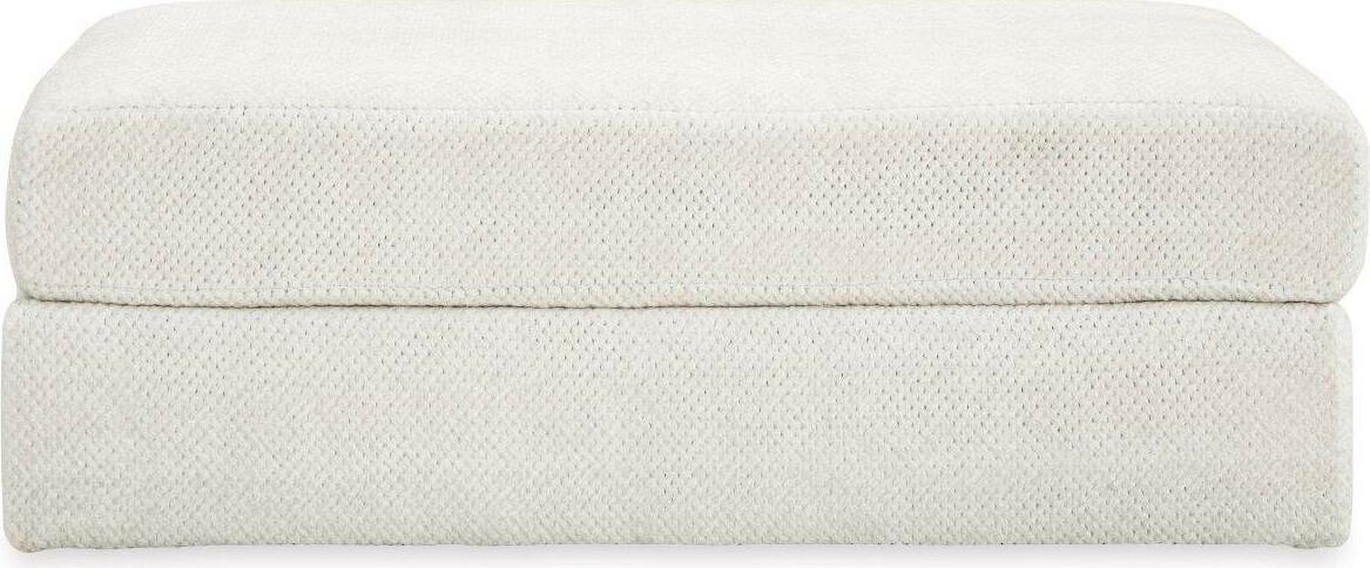 Karinne Oversized Accent Ottoman In Linen 3140308