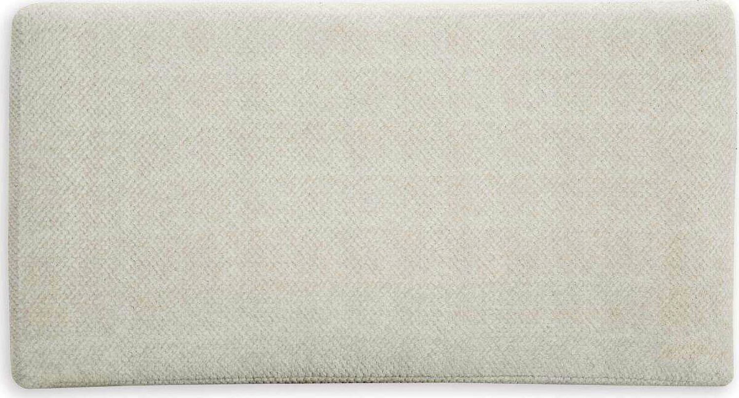 Karinne Oversized Accent Ottoman In Linen 3140308
