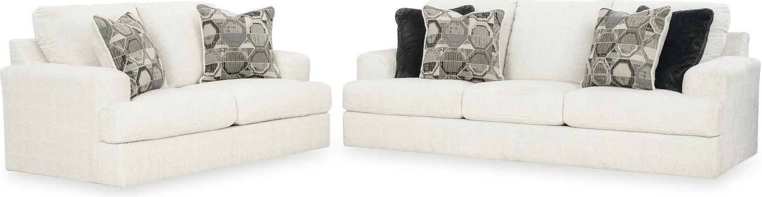 Karinne Loveseat In Linen 3140335