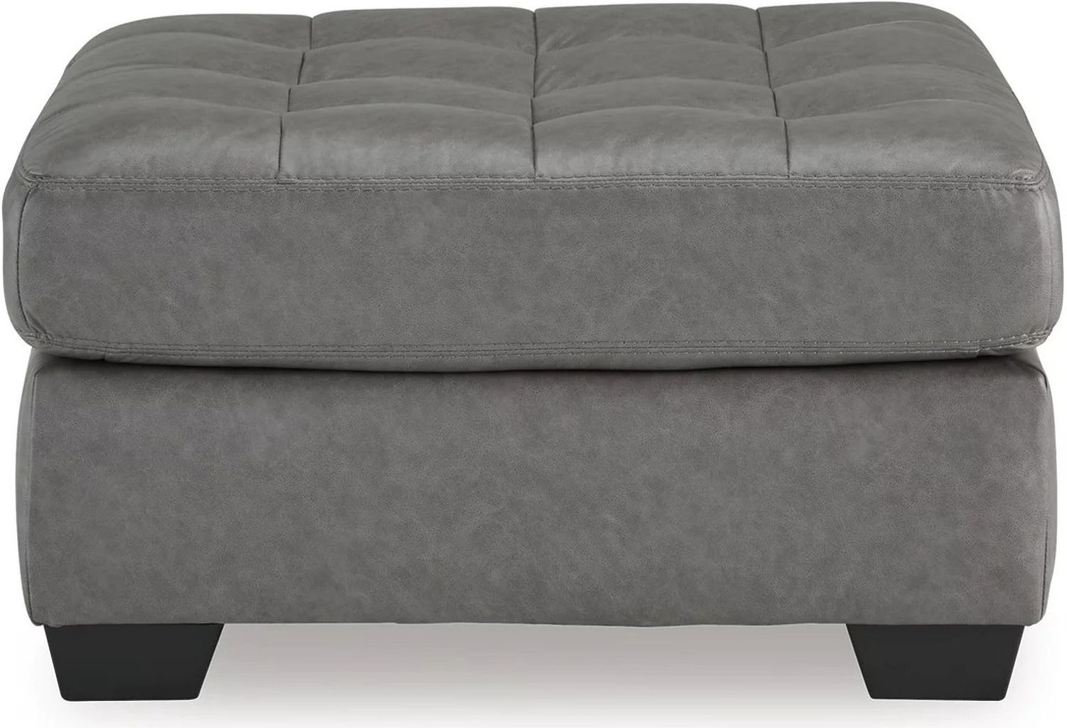 Clairette Court Oversized Accent Ottoman In Alloy 3150308