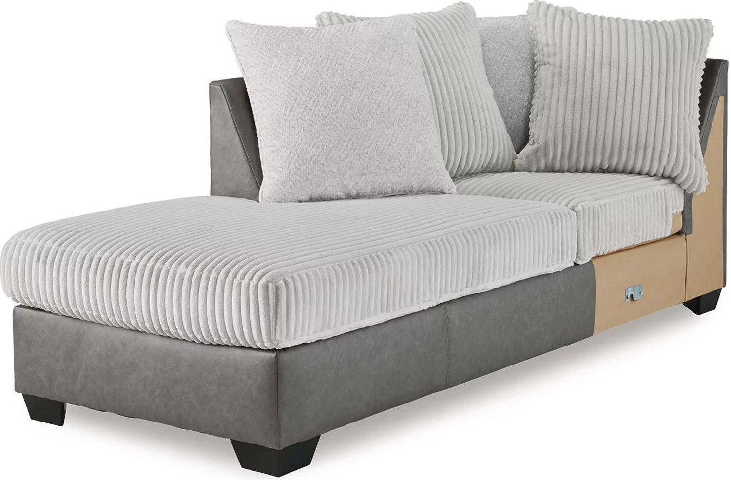 Clairette Court 2-Piece Sectional With LAF Chaise In Alloy 31503S1