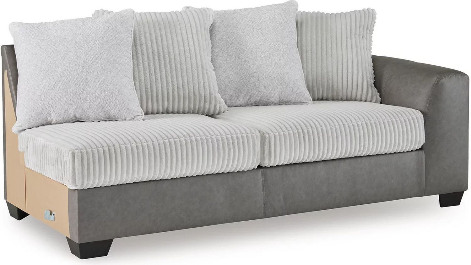 Clairette Court 2-Piece Sectional With LAF Chaise In Alloy 31503S1