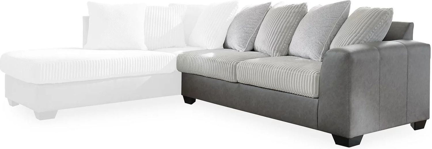 Clairette Court 2-Piece Sectional With LAF Chaise In Alloy 31503S1