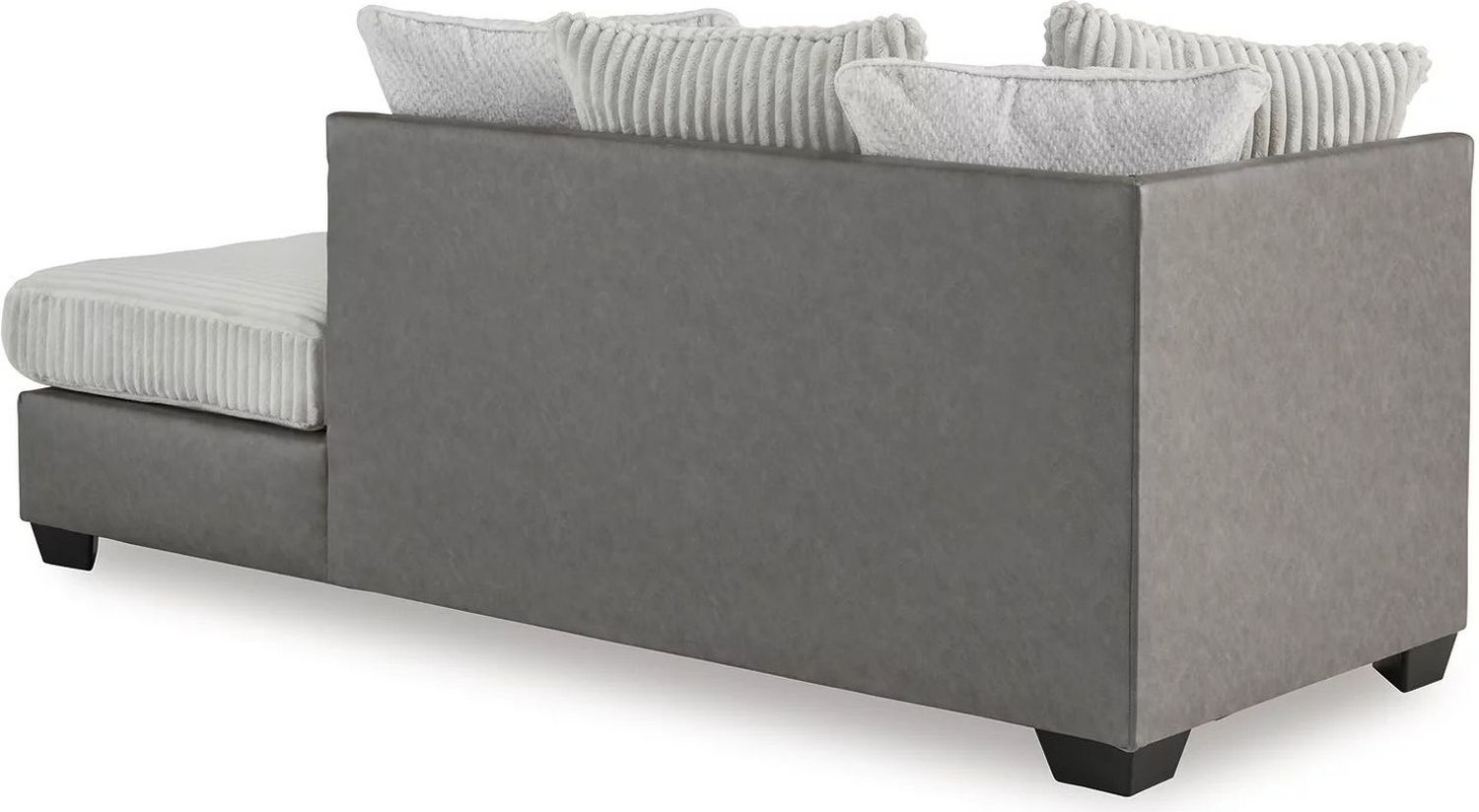 Clairette Court 2-Piece Sectional With RAF Chaise In Alloy 31503S2