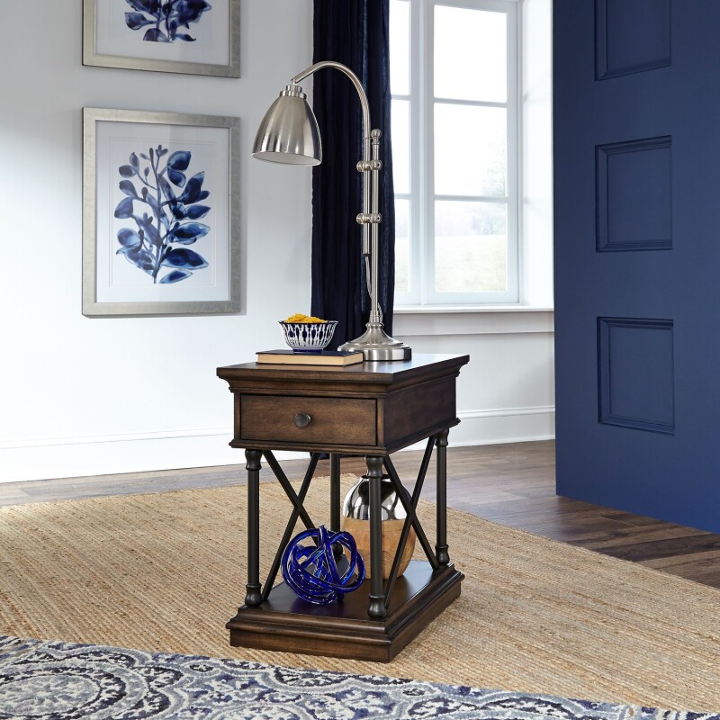 Tribeca Drawer Chair Side Table 315OT1021