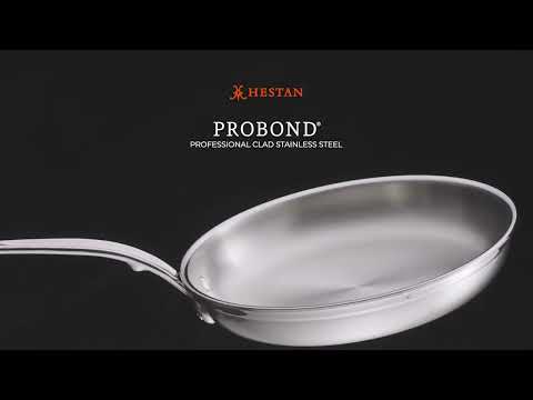 Brushed Clad Stainless Steel Essential Pans with Lid 3.5-Quart 31646