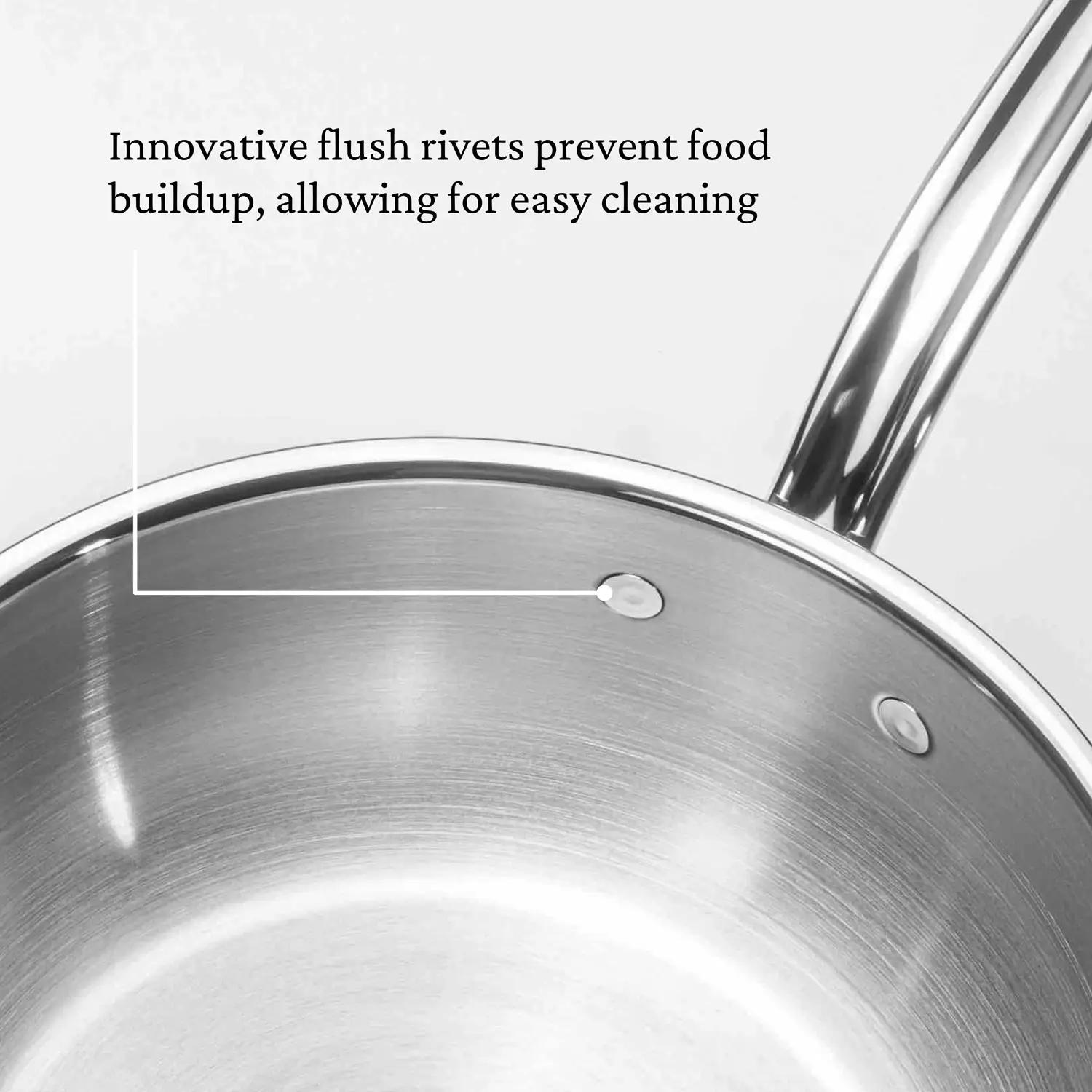 Brushed Clad Stainless Steel Essential Pans with Lid 3.5-Quart 31646