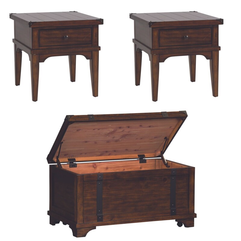 Aspen Skies 3 Piece Set (1-Cocktail 2-End Tables) 316OT3PCS