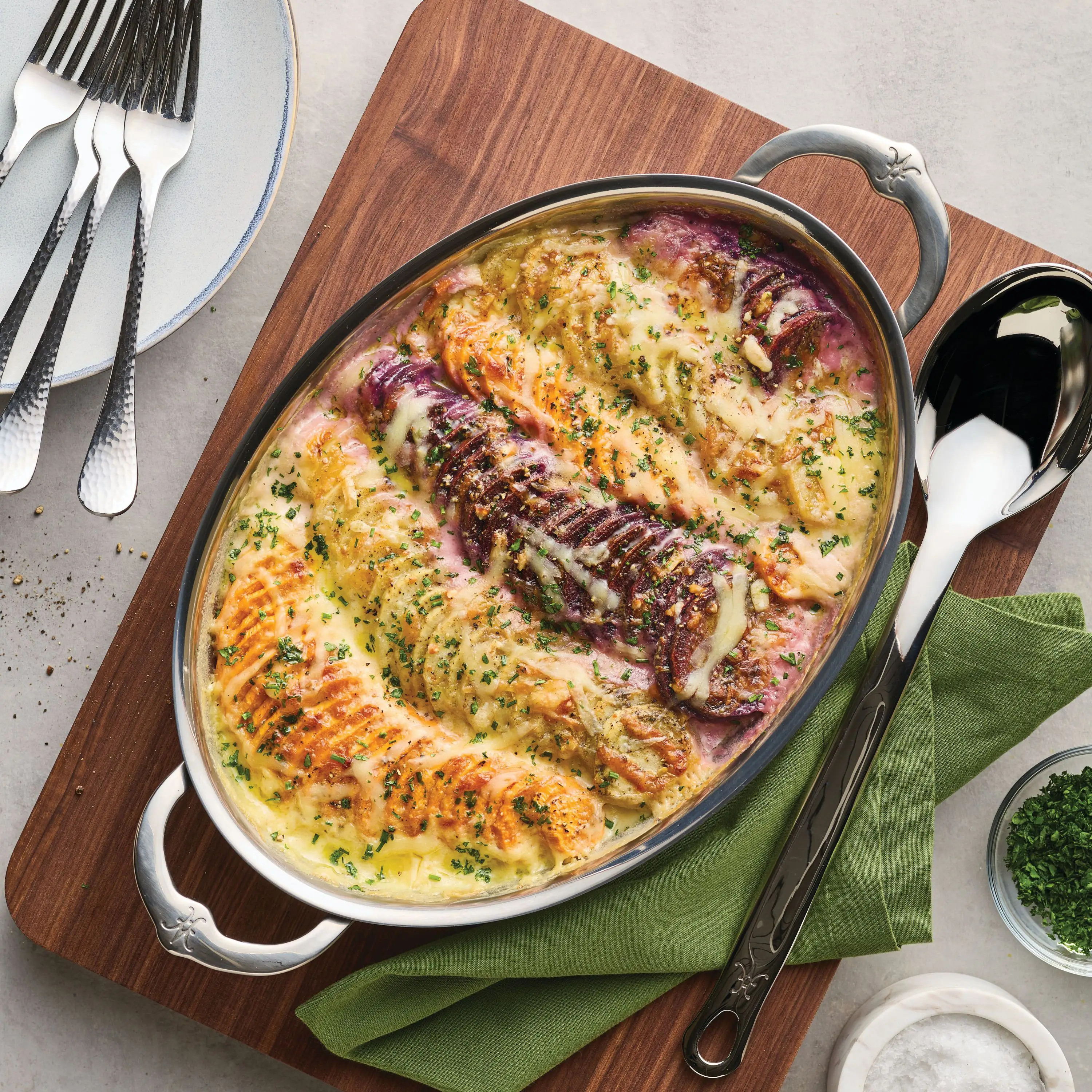 12.5-Inch x 9-Inch Oval Au Gratin 31722