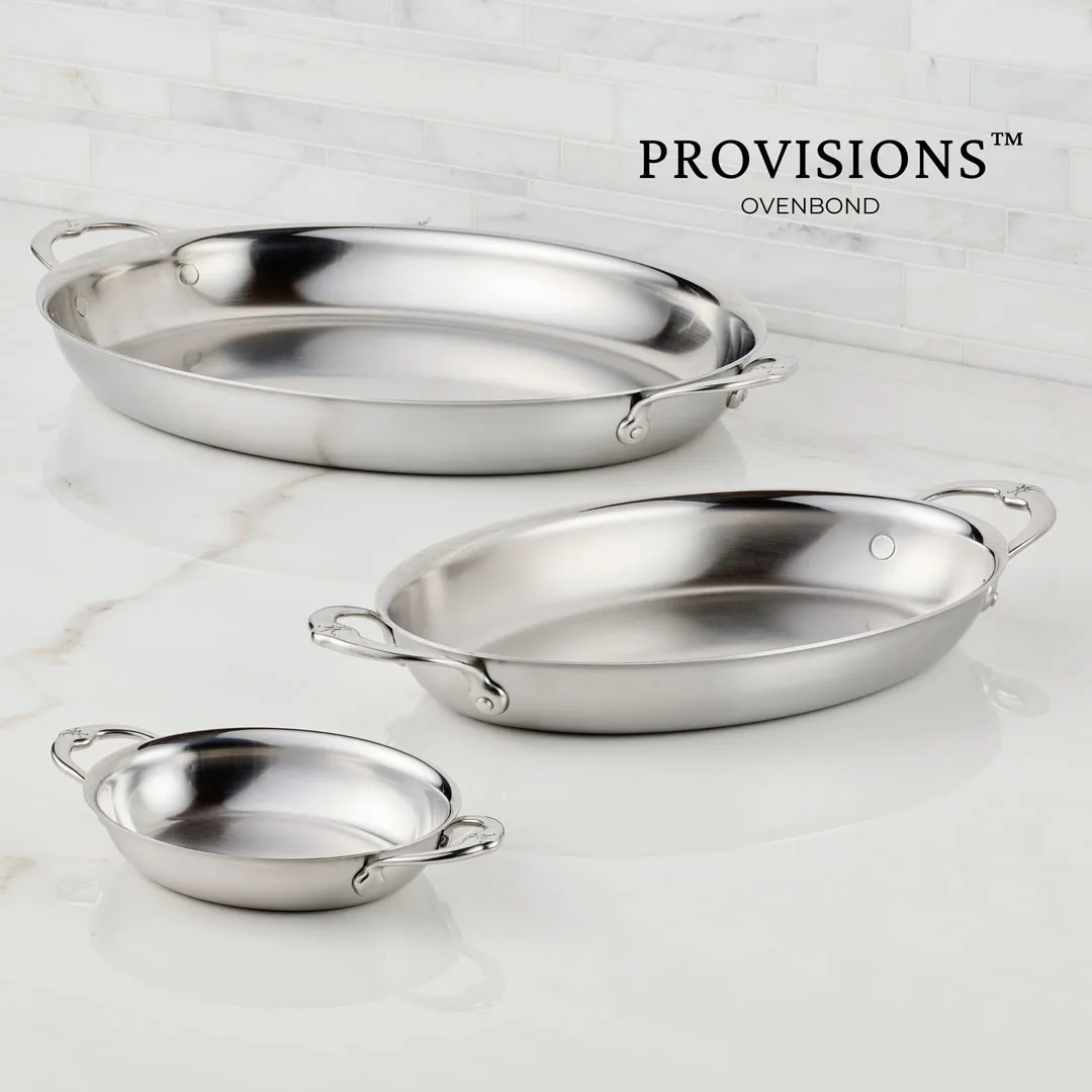 12.5-Inch x 9-Inch Oval Au Gratin 31722