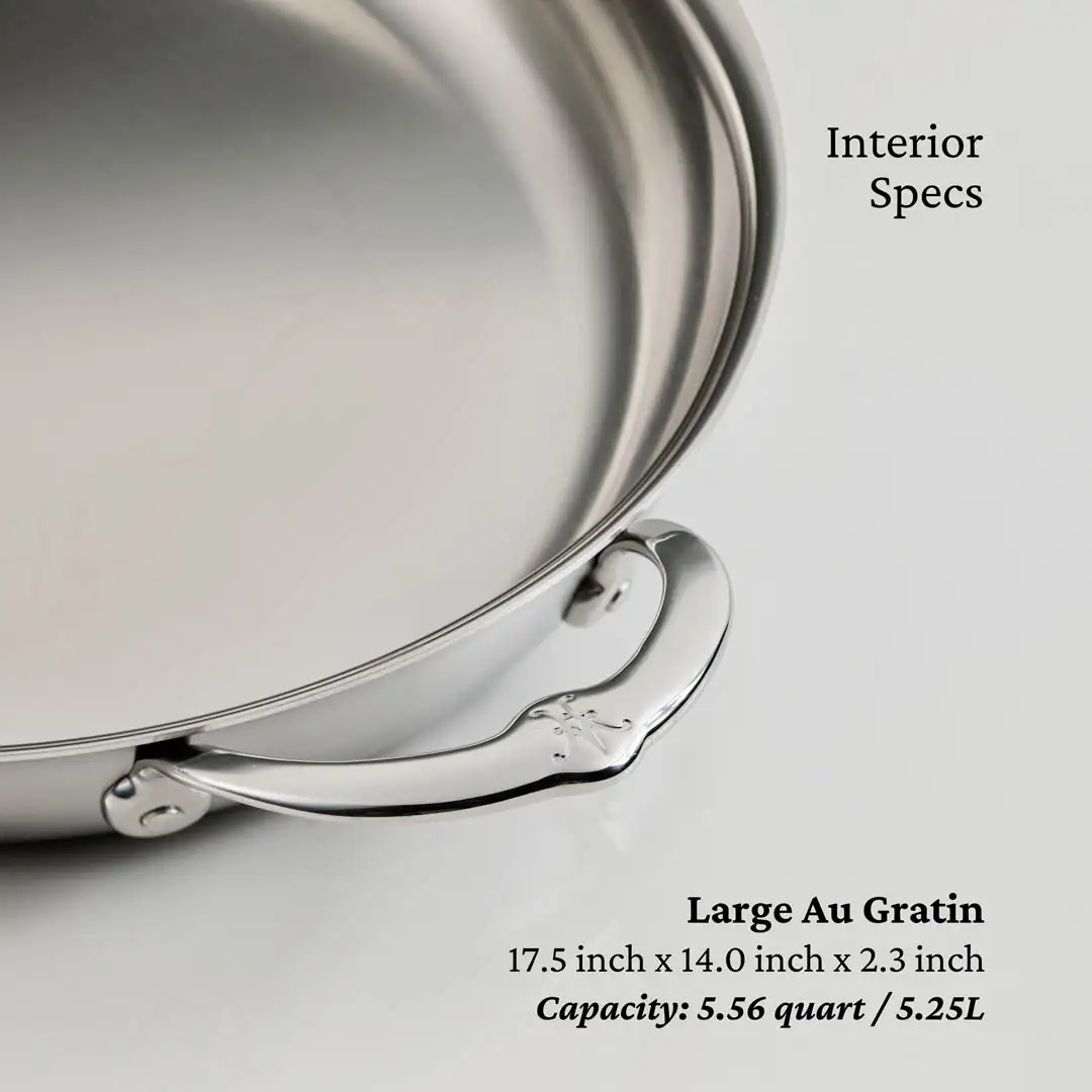 17.5-Inch x 14-Inch Clad Oval Roaster 31723