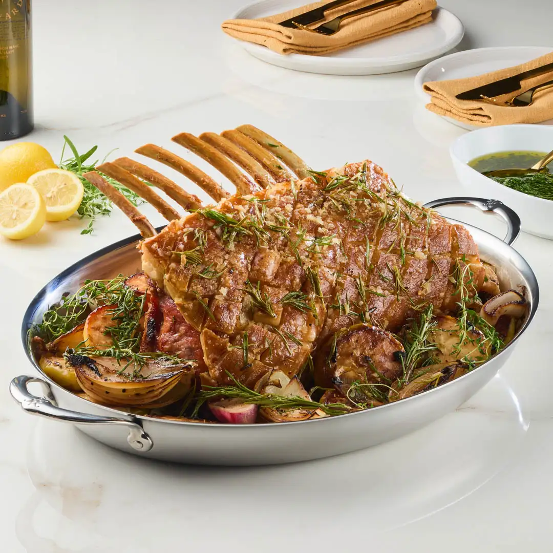17.5-Inch x 14-Inch Clad Oval Roaster 31723