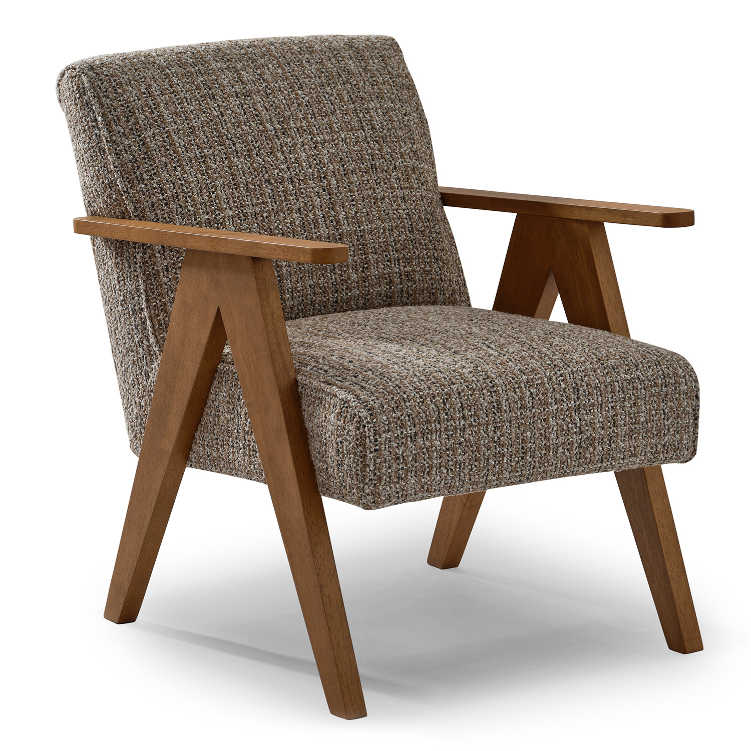 Bayden - Modern Sawhorse Accent Chair - Honey Birch - 3180HB 3180HB