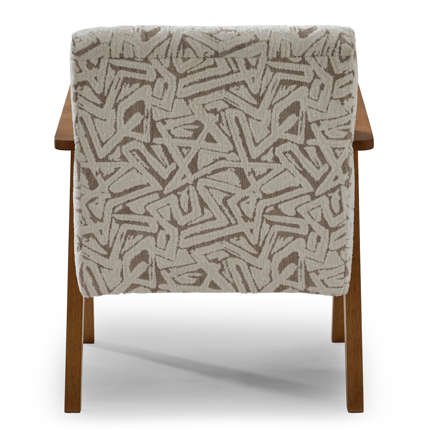 Bayden - Modern Sawhorse Accent Chair - Honey Birch - 3180HB 3180HB