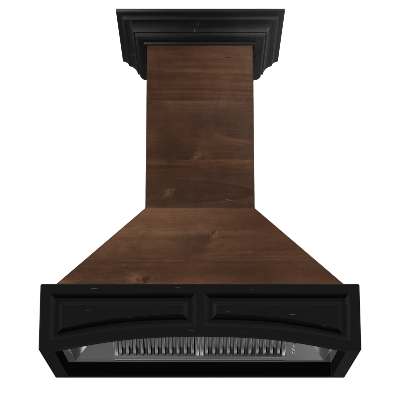 Wooden Wall Mount Range Hood - Includes Dual Remote Motor (321AR-RD) - 42 Inch / 700 321ARRD42
