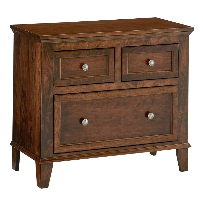 Belmont 3 Drawer Wide Nightstand 32231