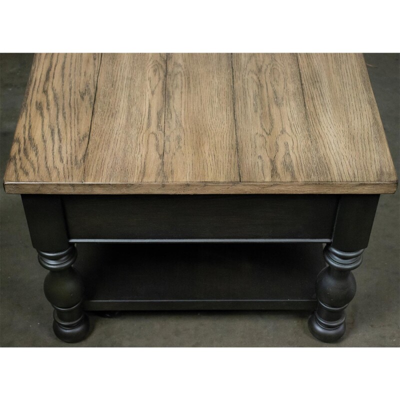 Barrington Two Tone Rectangle Cocktail Table 32302