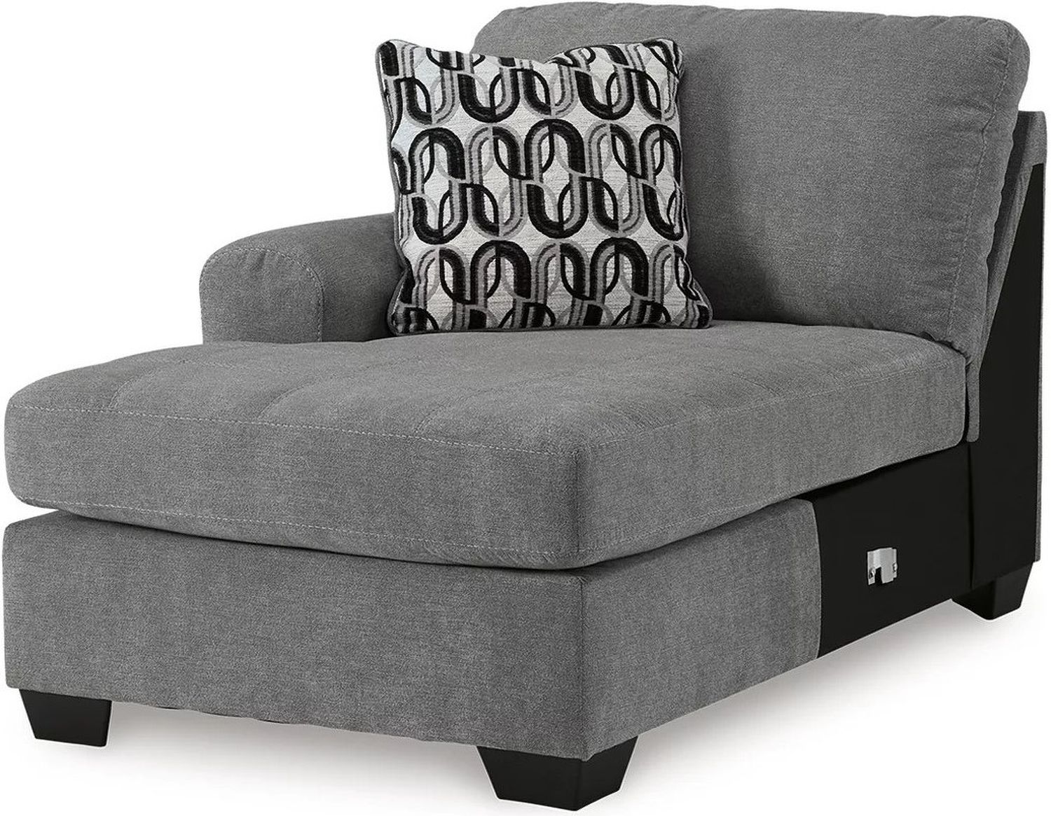Birkdale Court 3-Piece Sectional With LAF Chaise In Gray 32402S1