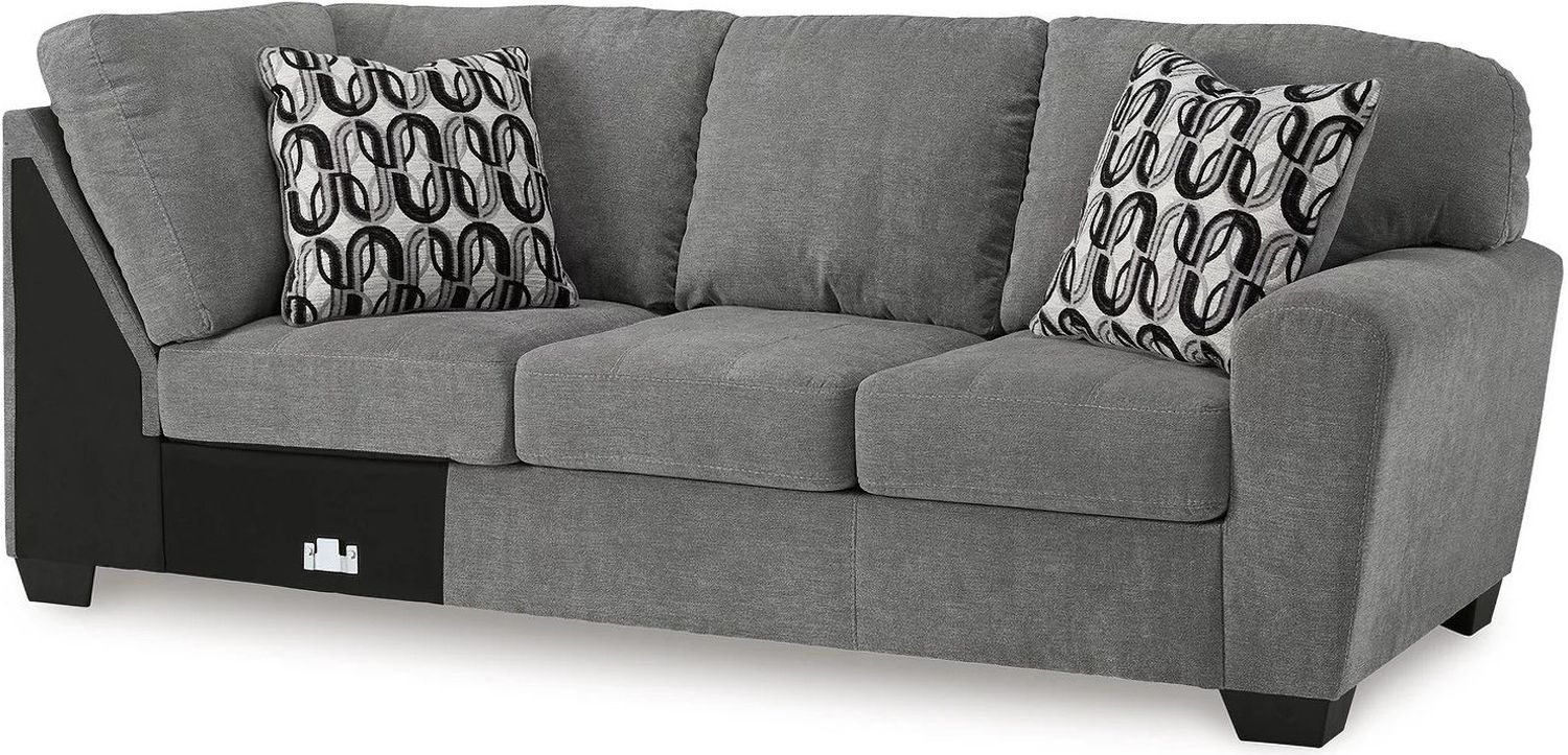 Birkdale Court 3-Piece Sectional With LAF Chaise In Gray 32402S1
