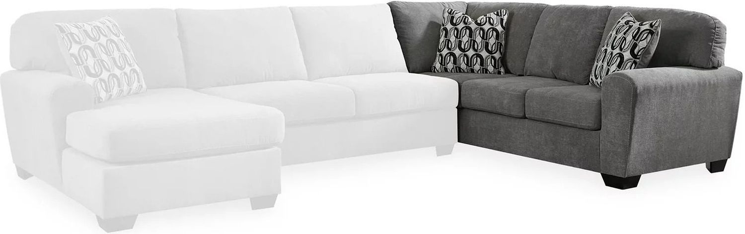 Birkdale Court 3-Piece Sectional With LAF Chaise In Gray 32402S1