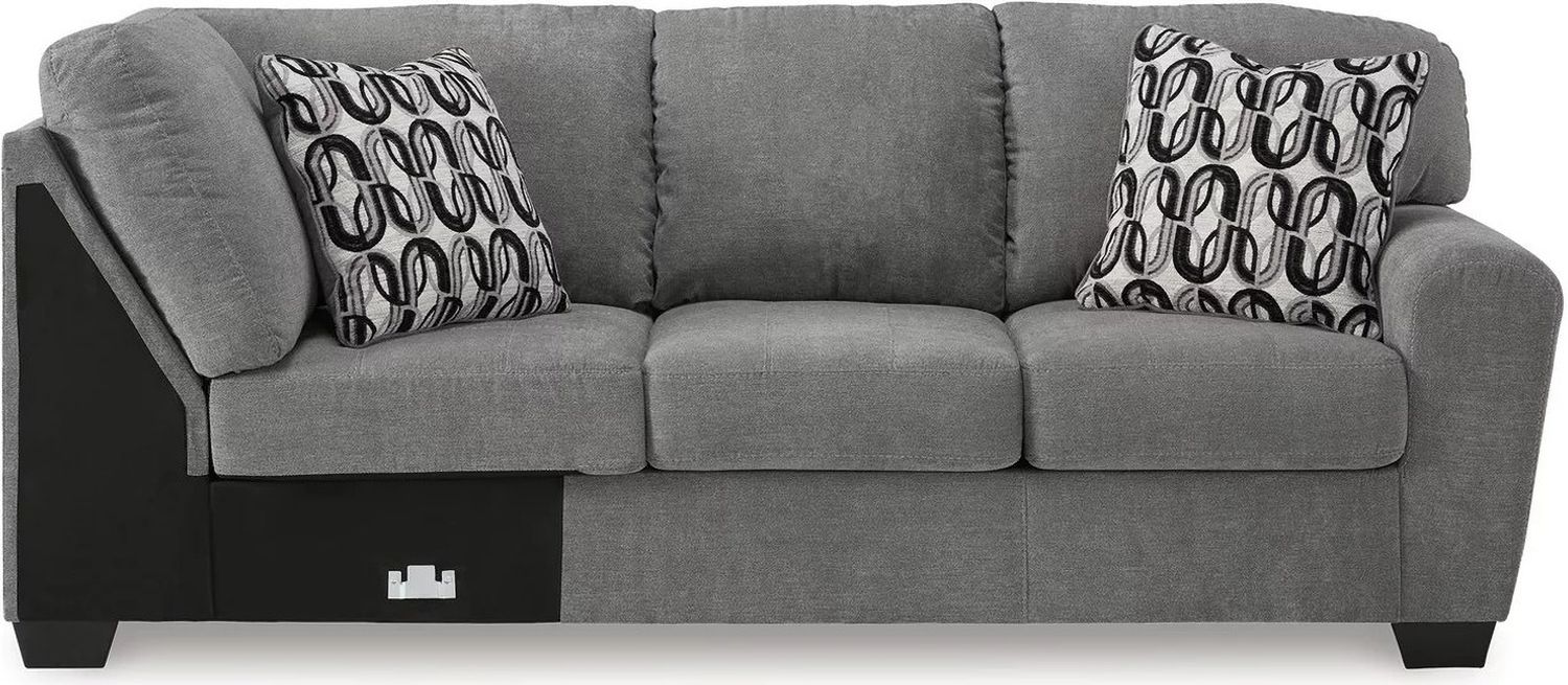 Birkdale Court 3-Piece Sectional With LAF Chaise In Gray 32402S1