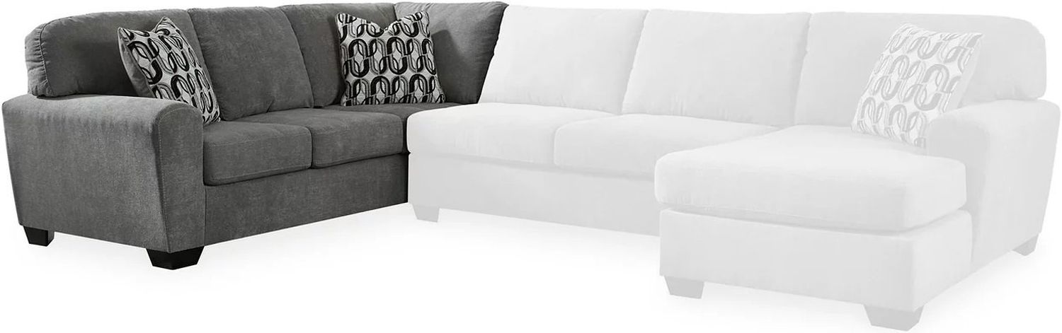 Birkdale Court 3-Piece Sectional With RAF Chaise In Gray 32402S2