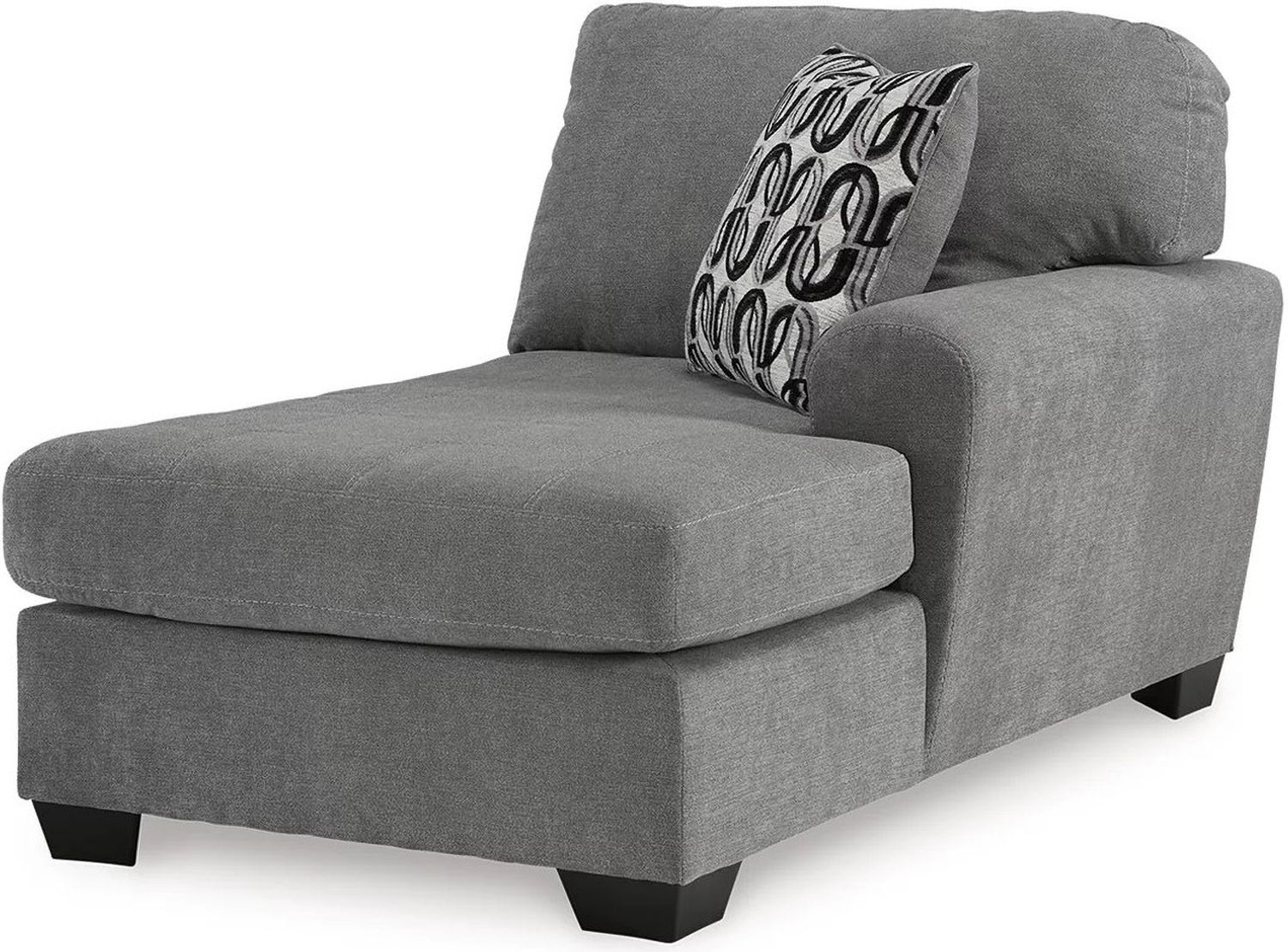 Birkdale Court 3-Piece Sectional With RAF Chaise In Gray 32402S2