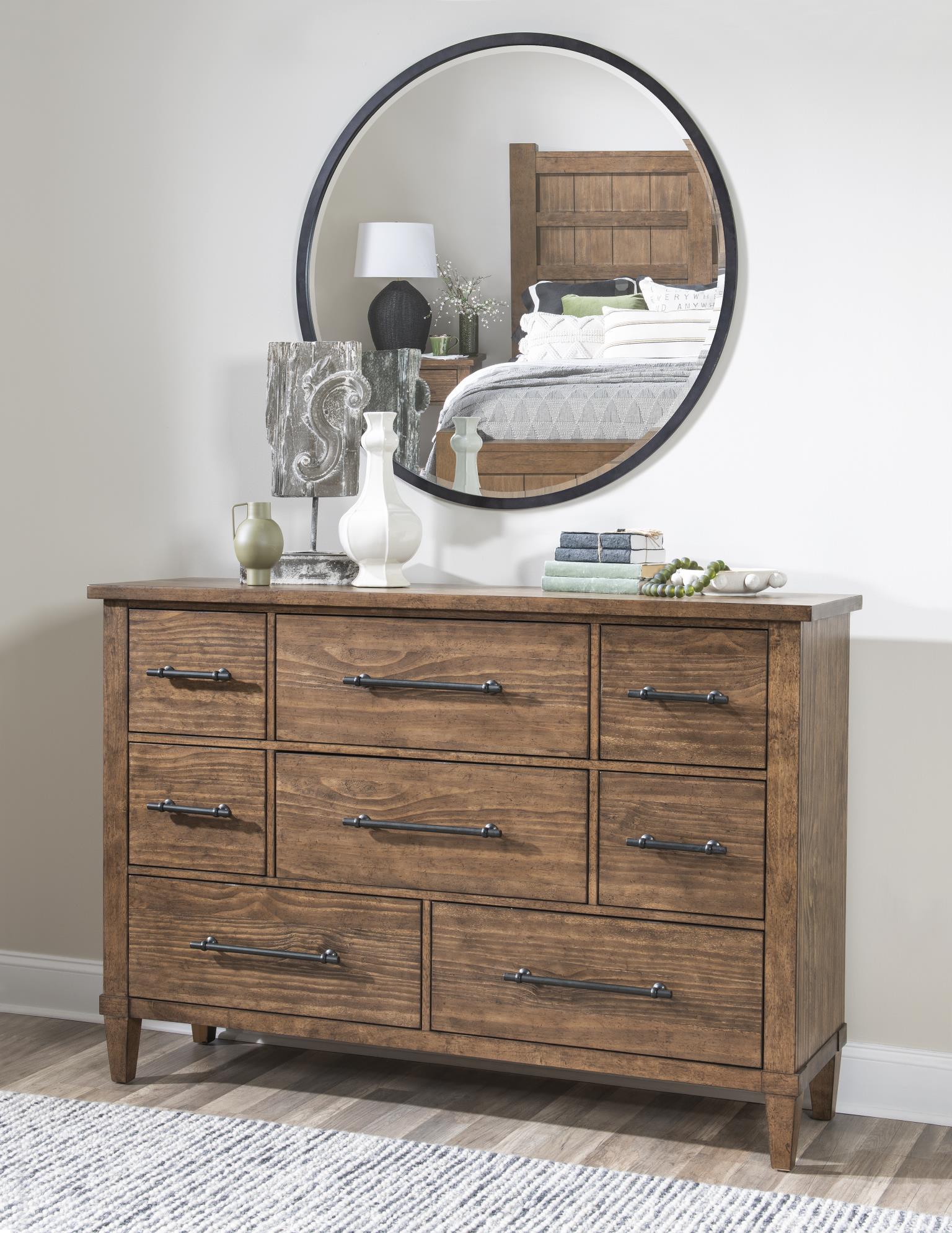 3270 Artisan's Place BR Round Mirror 32700200