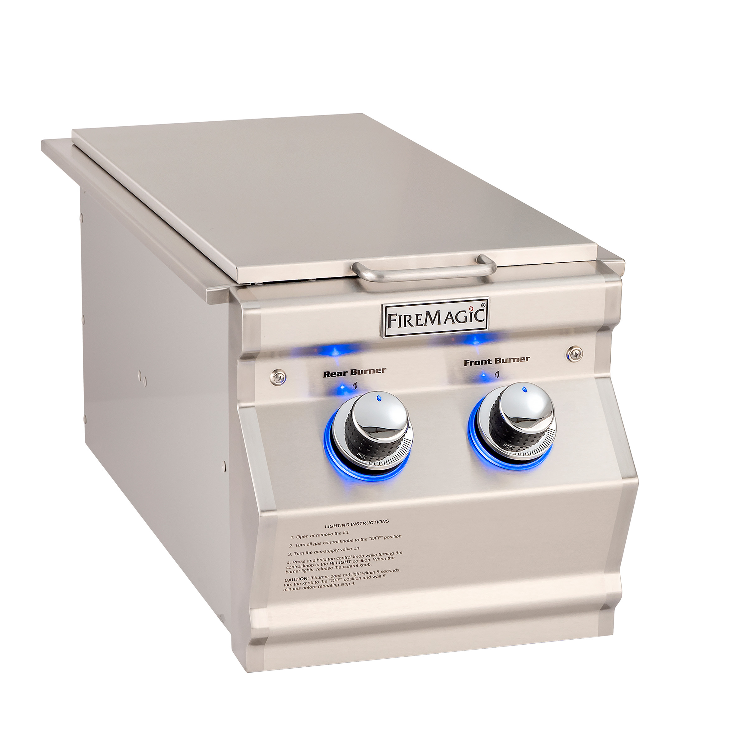 Aurora Double Side Burner, Slide-In, Propane 32817P